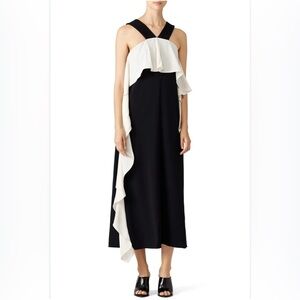 $2600 Marni Black Cream Dress Gown.Made In Italy.